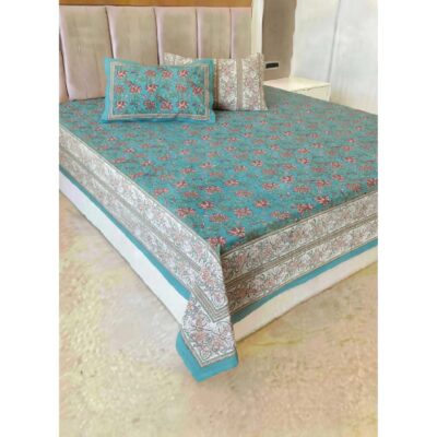 CottonCraft- Premium Handloom King Size Bedsheet