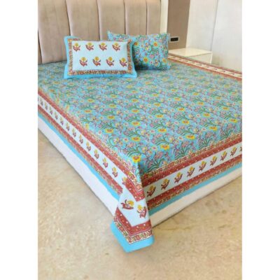 CottonCraft- Premium Handloom King Size Bedsheet