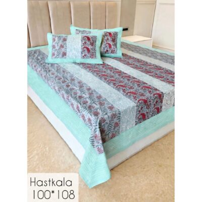 CottonCraft- Premium Handloom King Size Bedsheet