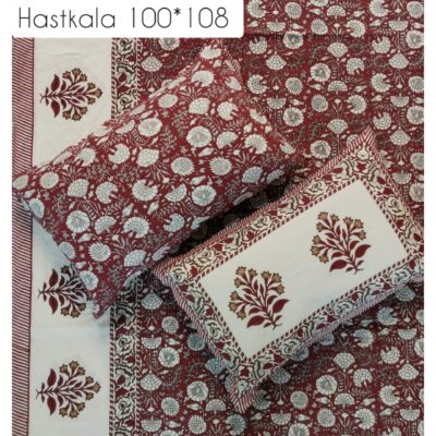 CottonCraft- Premium Handloom King Size Bedsheet