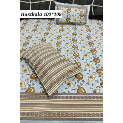 CottonCraft- Premium Handloom King Size Bedsheet