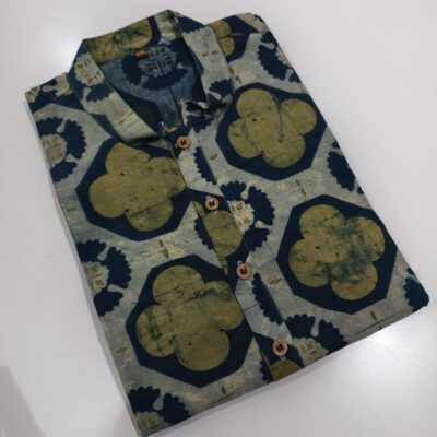 Veer- Classic Ajrakh Printed Cotton Kurta