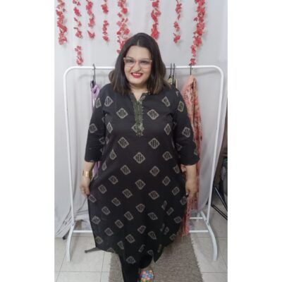 Avira- Graceful Printed Cotton Kurti