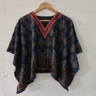Sehaj- Ajrakh Natural Dye Cotton Kaftan