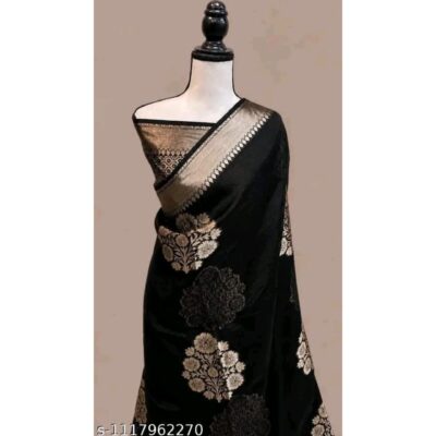 Boonti- Kanchipuram Tussar Silk Saree