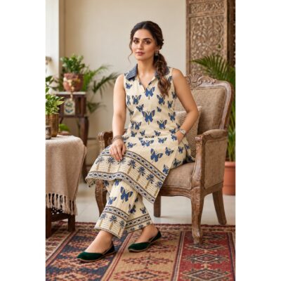 Pankhuri- Butterfly Print Co-ord Set