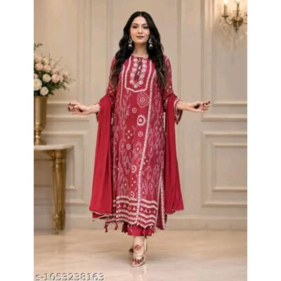 Naaz- Bandhani Print Festive Suit Set